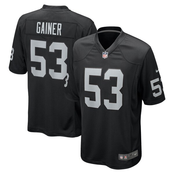 Amari Gainer Las Vegas Raiders Nike Team Game Jersey -  Black