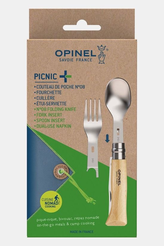 Opinel Picknic Plus Outdoor Cutlery Set 4-delig Reisbestek