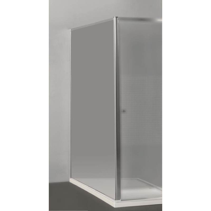 Paroi de douche fixe universelle transparente Priva 88 à 90 cm ALLIBERT
