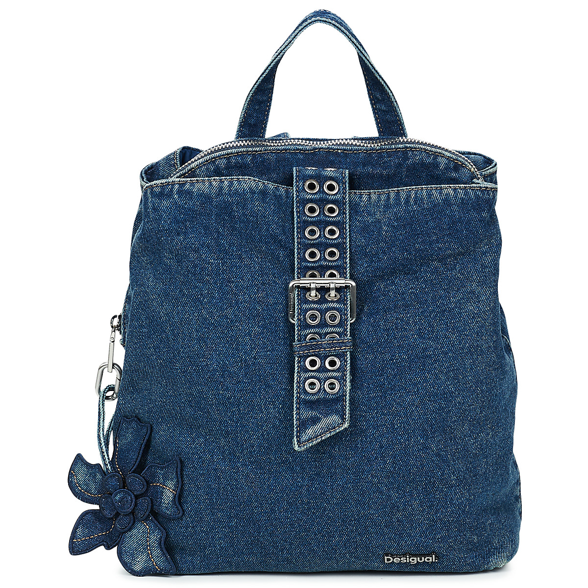 Desigual - BACKPACK CURIO DENIM SUMY MINI - Blue