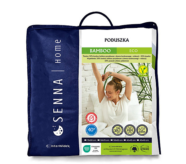 Oreiller 40x40 BAMBOO ECO 250g Senna Home