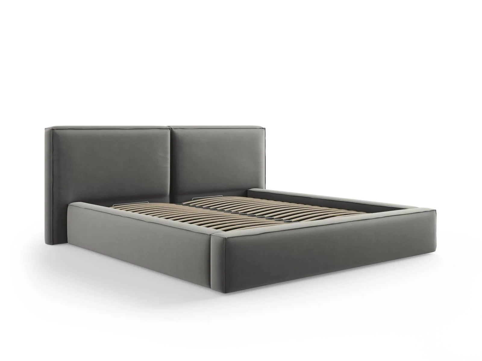 Bedframe Jodie met opbergruimte velvet 180 x 200 cm