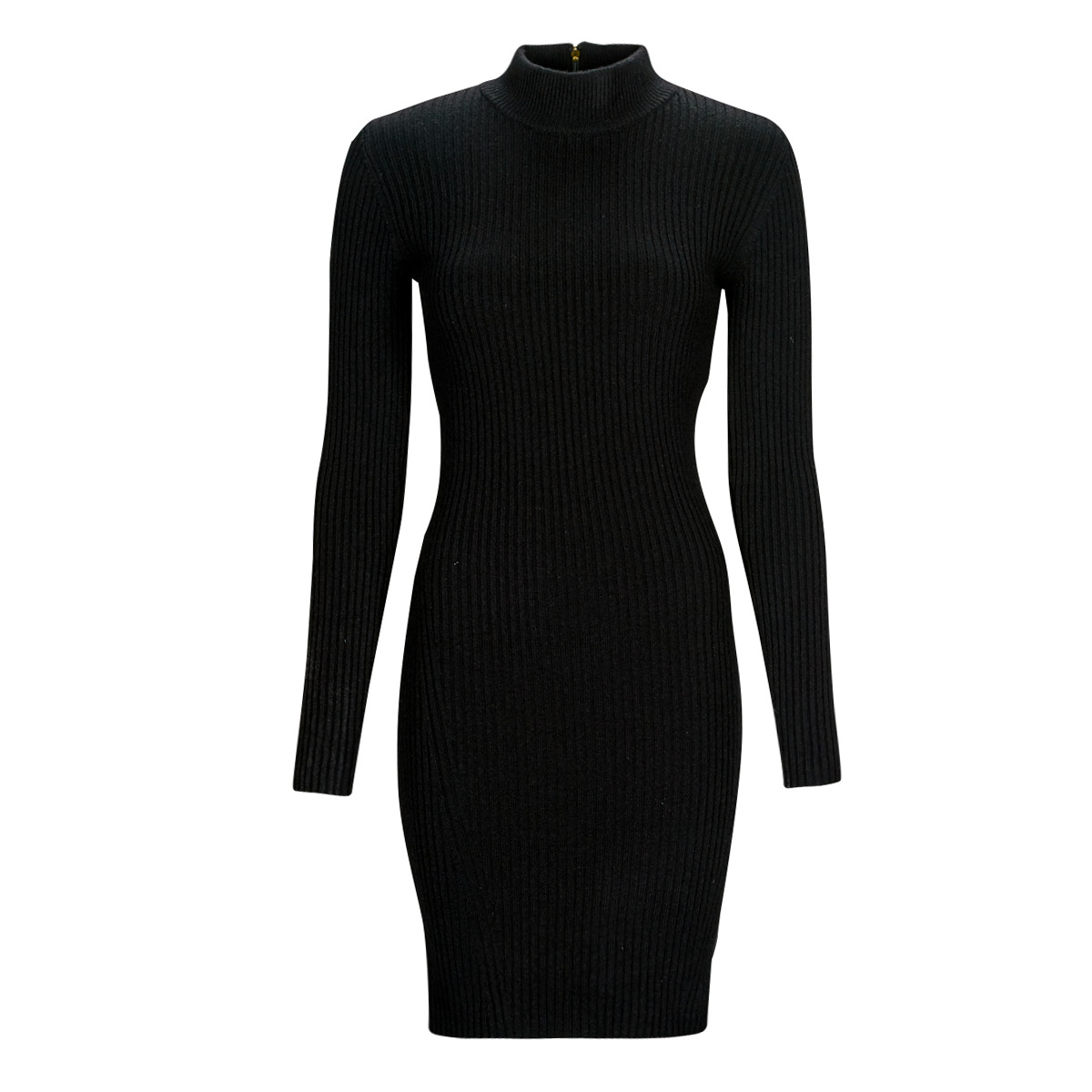 MICHAEL Michael Kors - MOCK NK RIBBED MINI DRS - Black