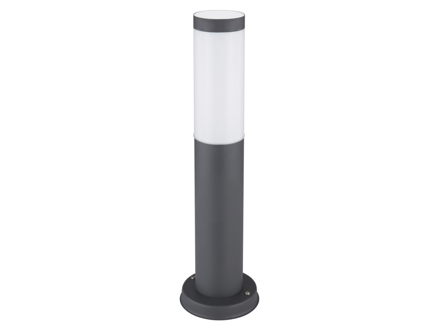 Słupek ogrodowy Boston 45 cm stalowy szary