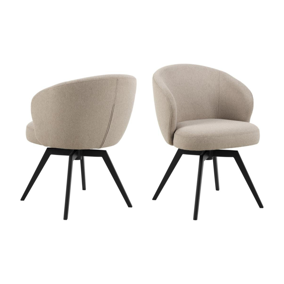 Rebellenclub Eetkamerstoel Cadomin - Beige