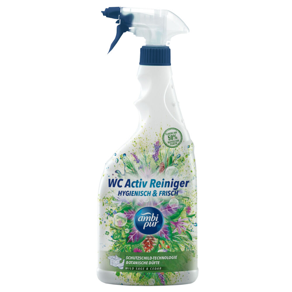 Spray nettoyant WC Ambi Pur sauge sauvage et cèdre 750ml