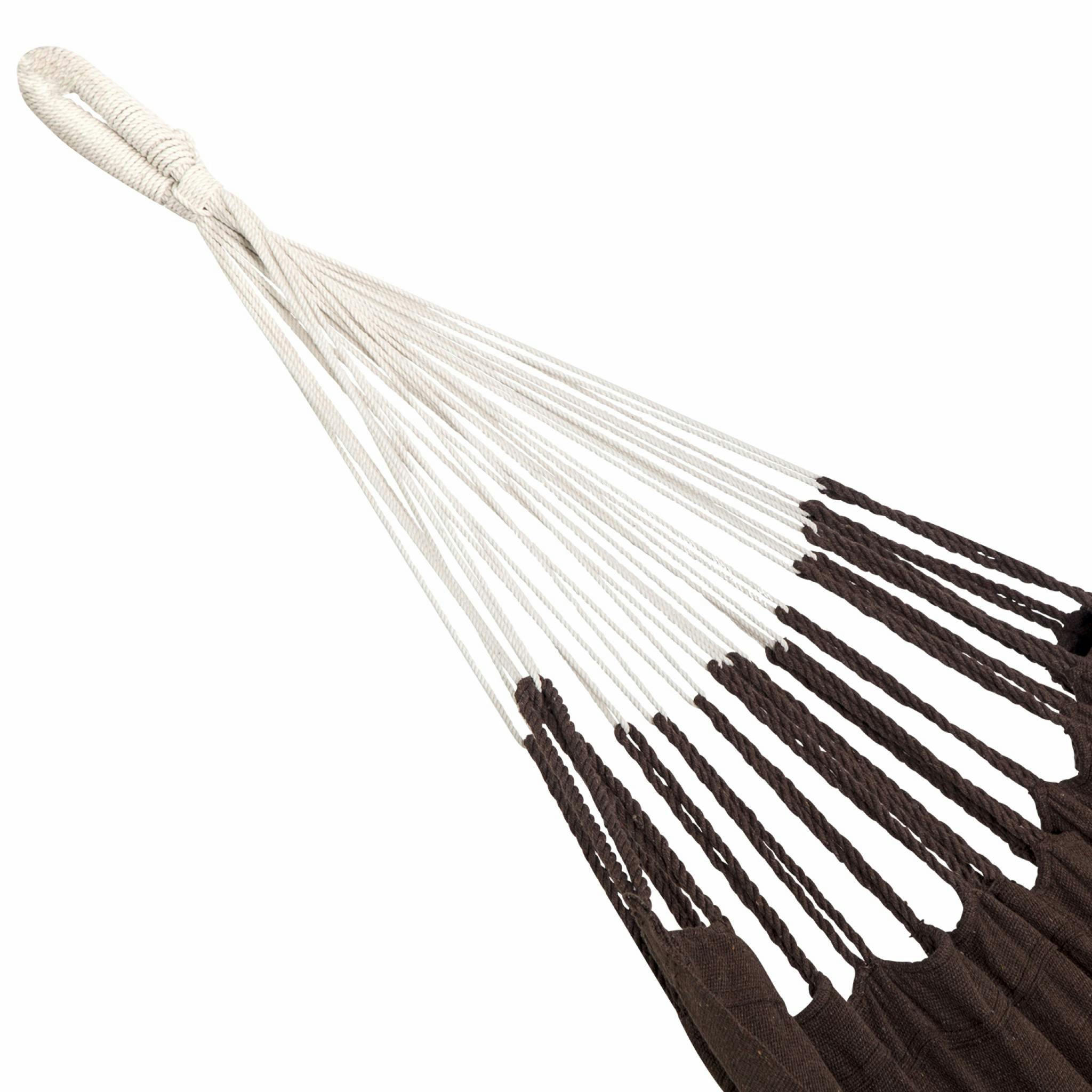 MEDELLIN 220 - Toile de hamac marron, 220x140cm 100% polycoton