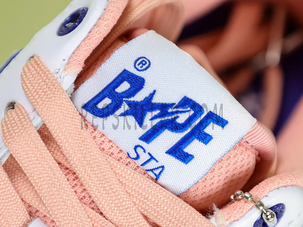 A BATHING APE Sk8 Sta BAPY “White Pink” Low Sneakers