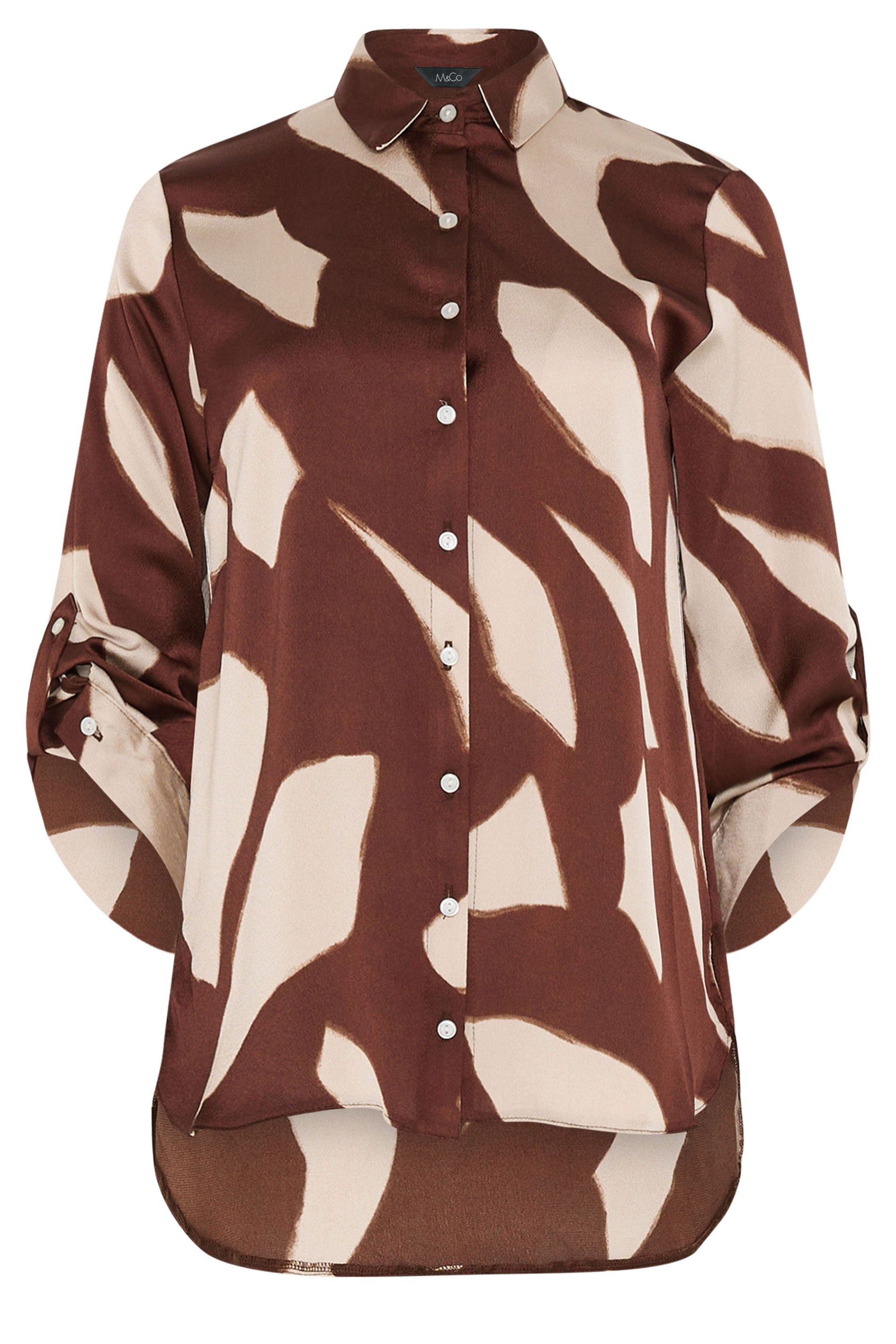 M&Co Abstract Print Shirt