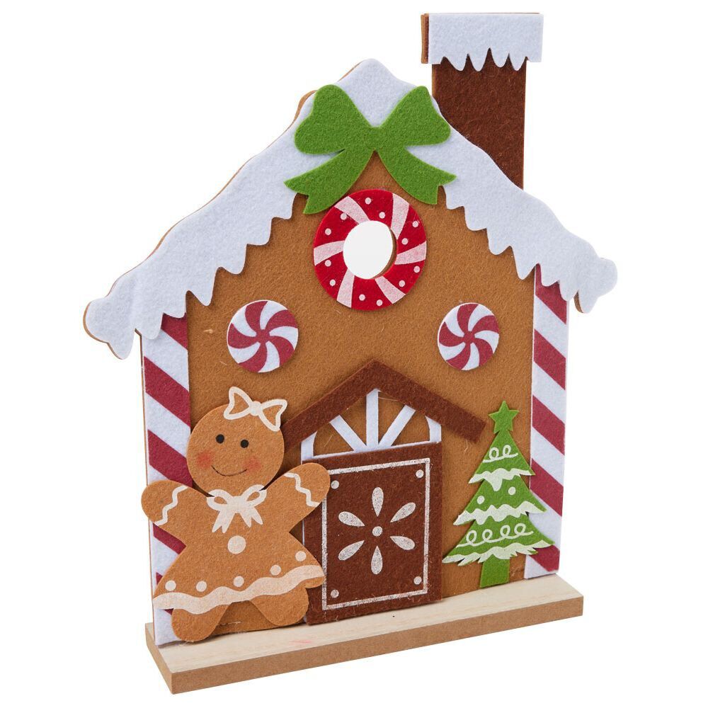 Maison pain d'épices fille ou garçon H33cm - 2 modèles