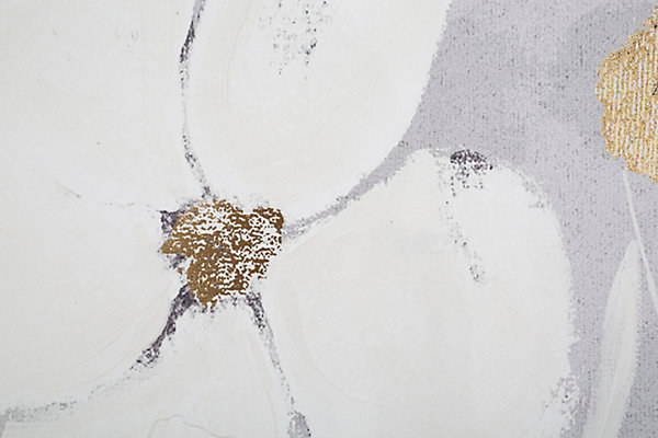 Impression sur toile multicolore fleur cm 80x3x120