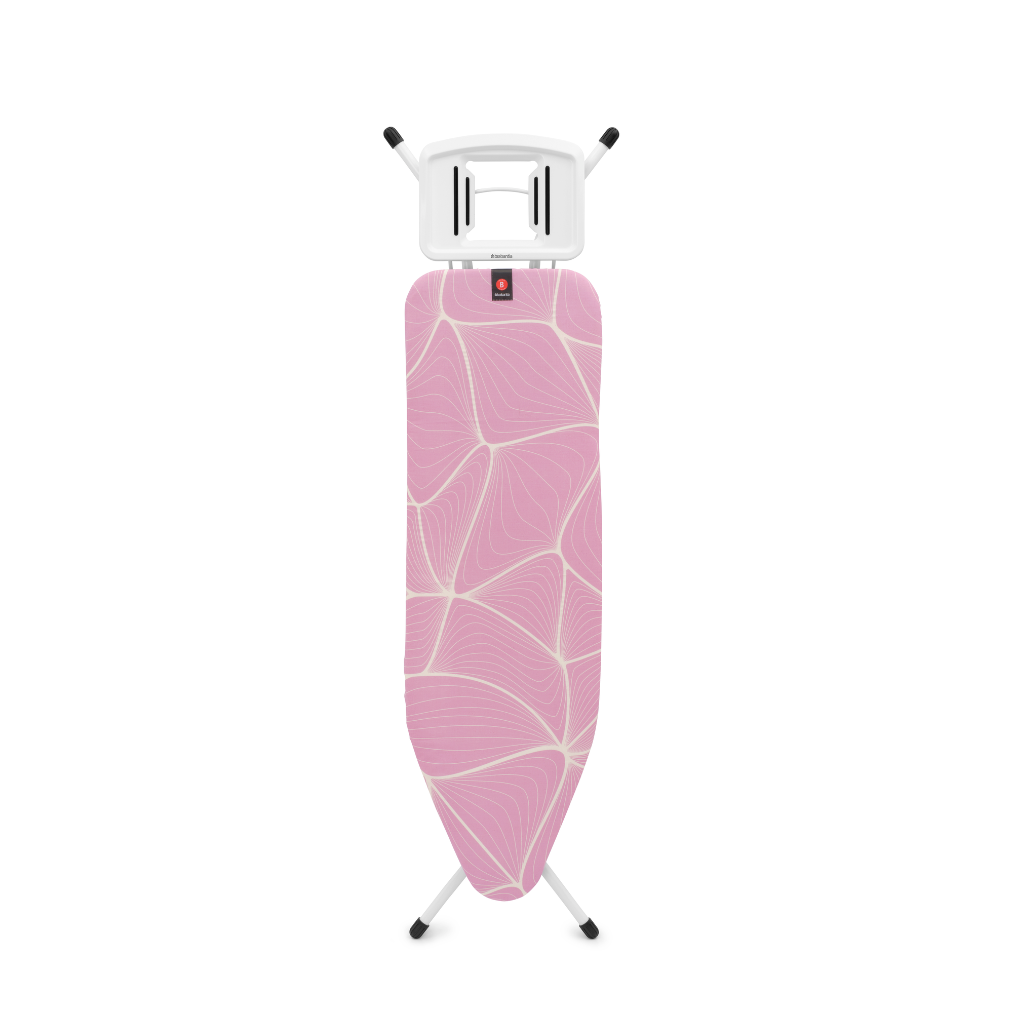 Brabantia Strijkplank B, 124x38 cm, solide strijkerhouder - Lilac Waves