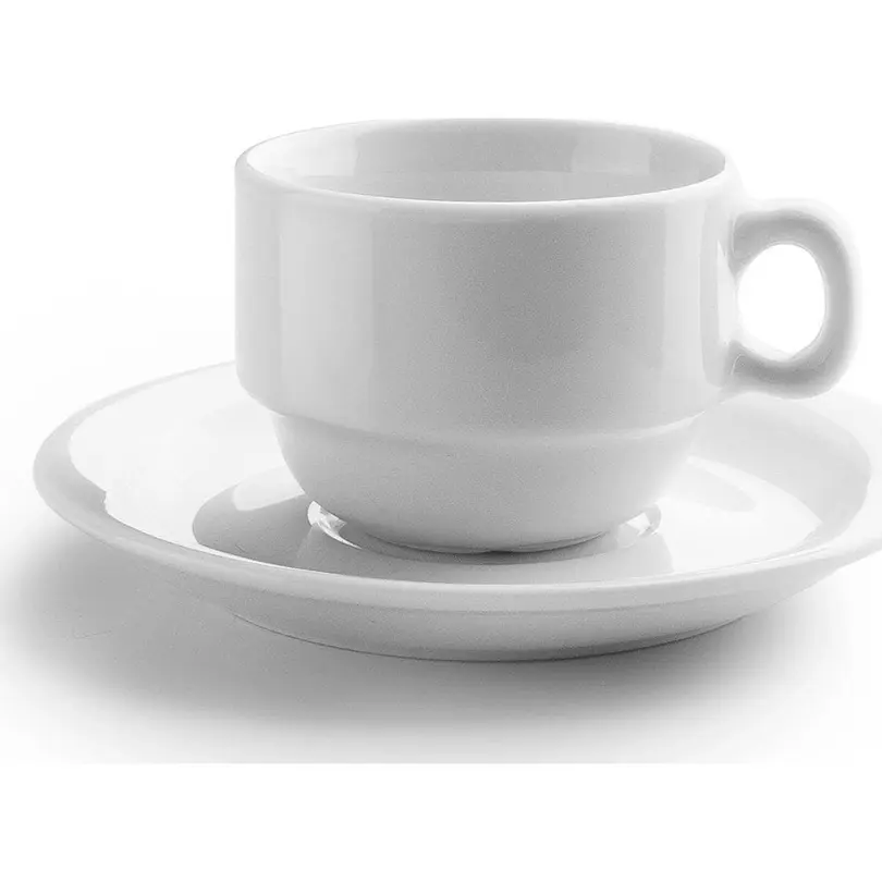 Kaffeetasse mit Untertasse 6er-Set Ibili