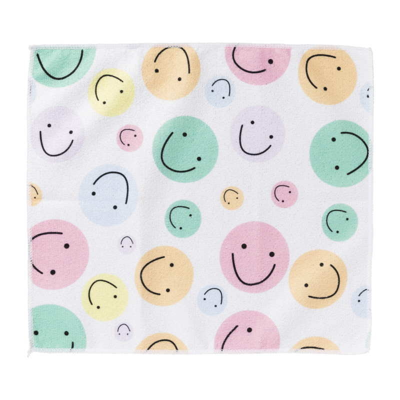 Microvezeldoekjes smiley - set van 2