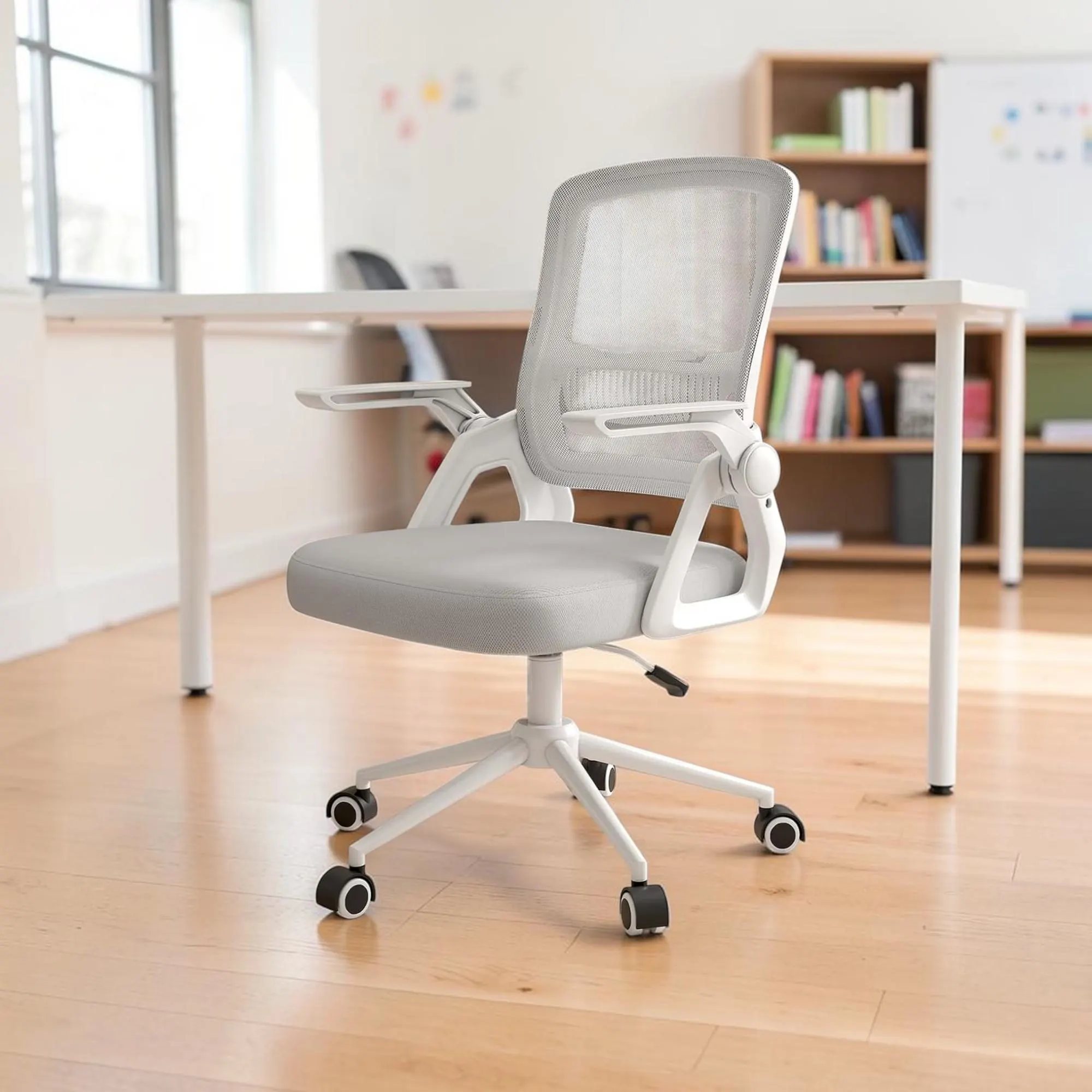 Ergonomic Office Chair Mesh Desk Chair Swivel Computer Chair Mid Back Home Office Chair Adjustable Task Chair Gaming Chair