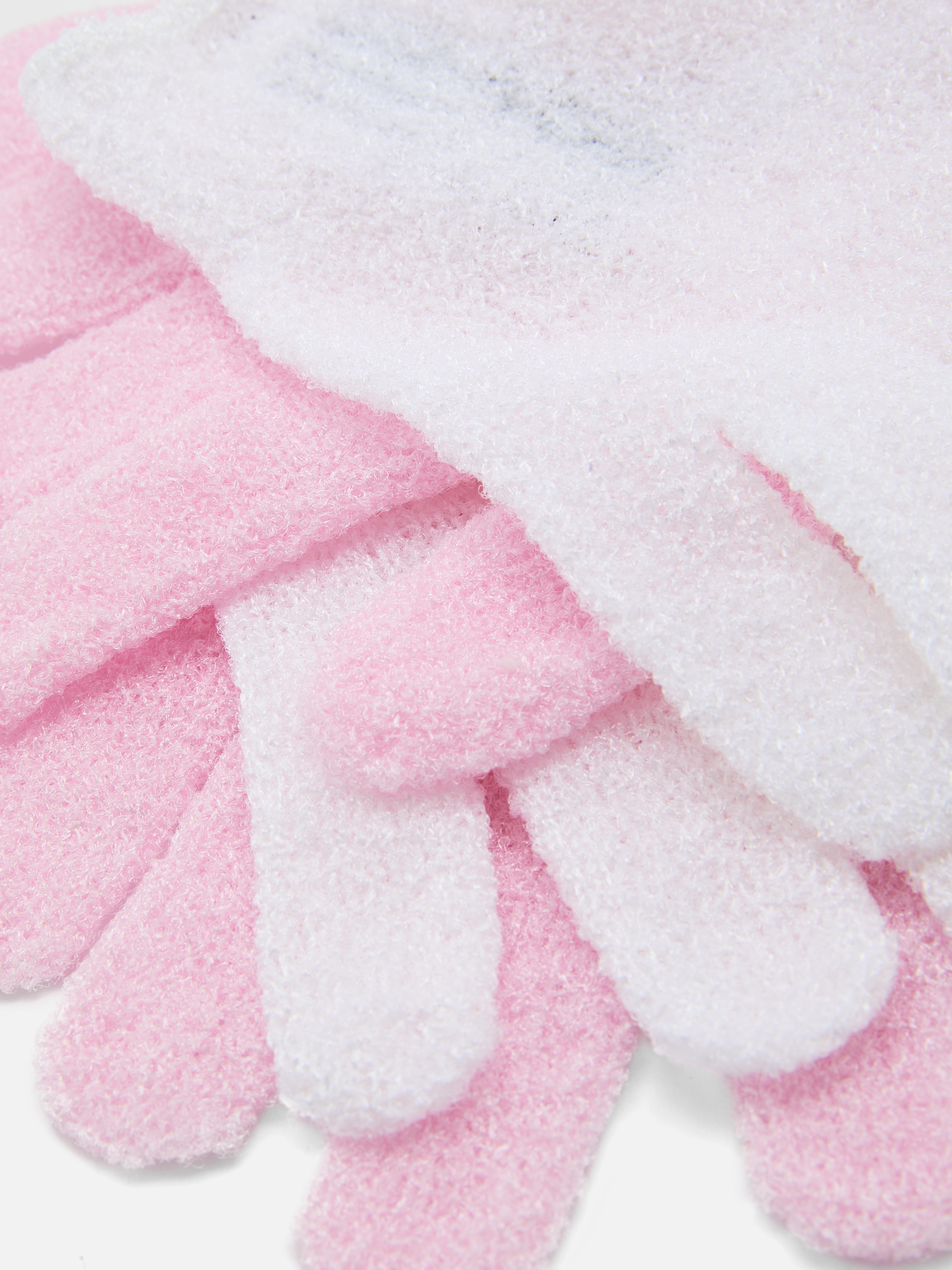 2-Pack Exfoliating Gloves