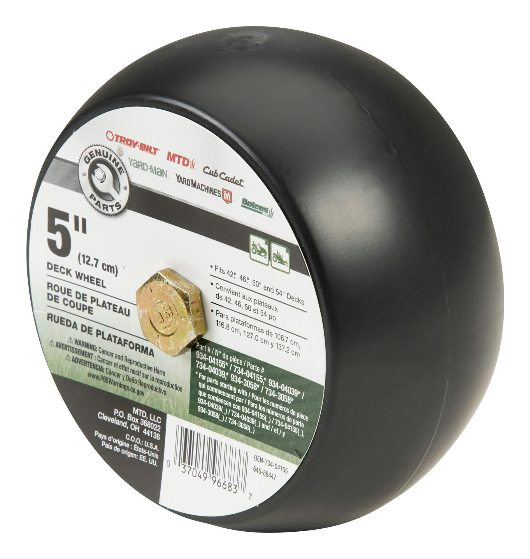 MTD  Lawn Tractor Deck Wheel, 5