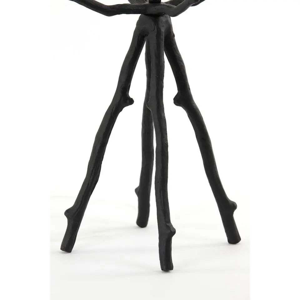 Kandelaar Ranica - Zwart - 31x31x48cm