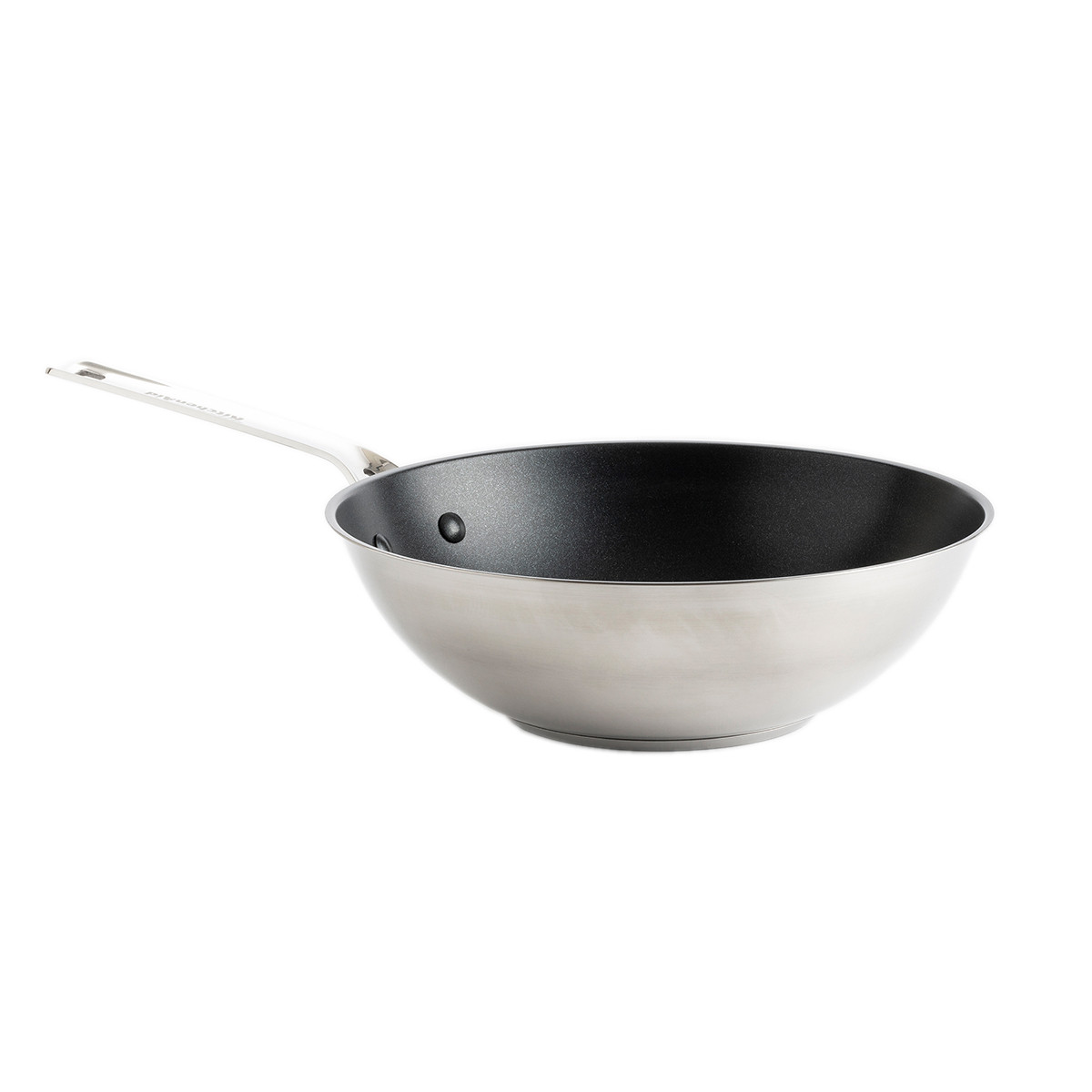 KitchenAid Wok Stainless Steel 28cm stalowy