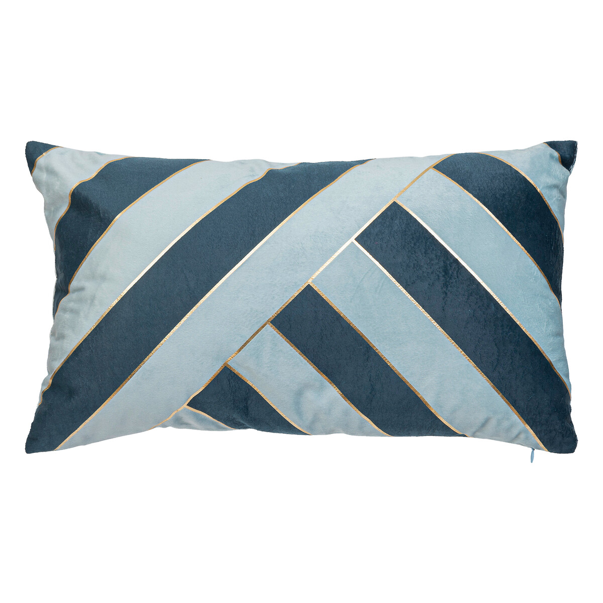 Velvet cushion "Nelya" Blue, 30x50 cm