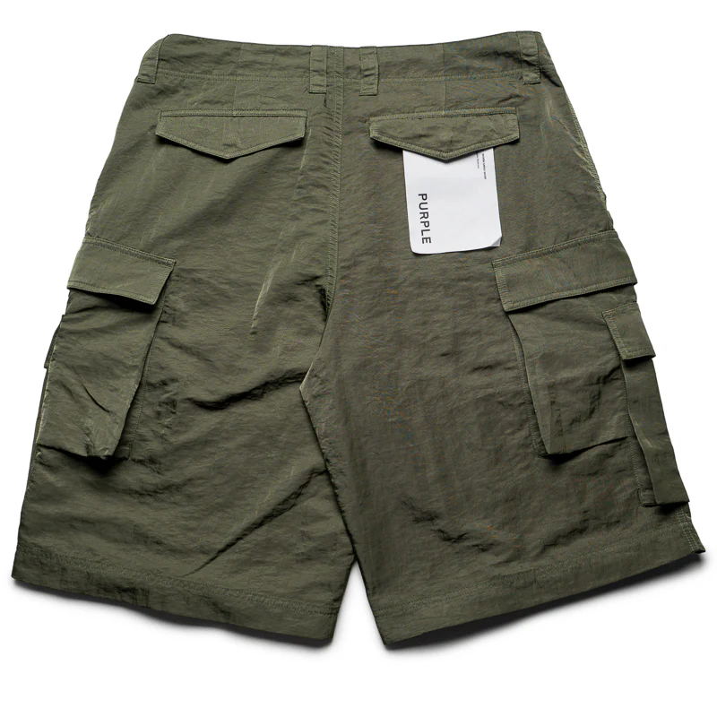 Purple Brand Cargo Shorts - Green