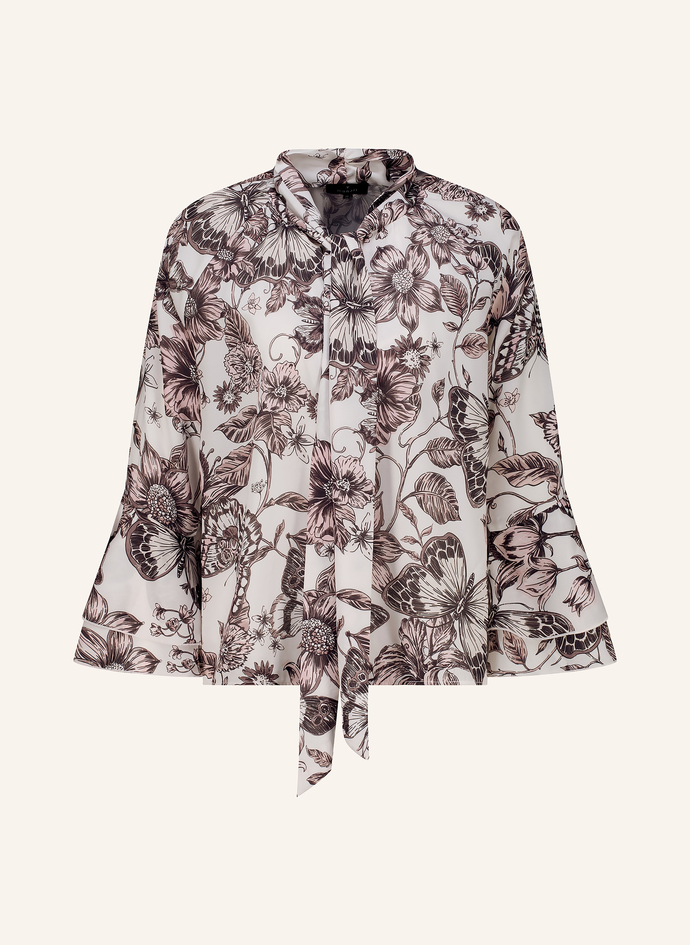 monari Schluppenbluse mit Volants
