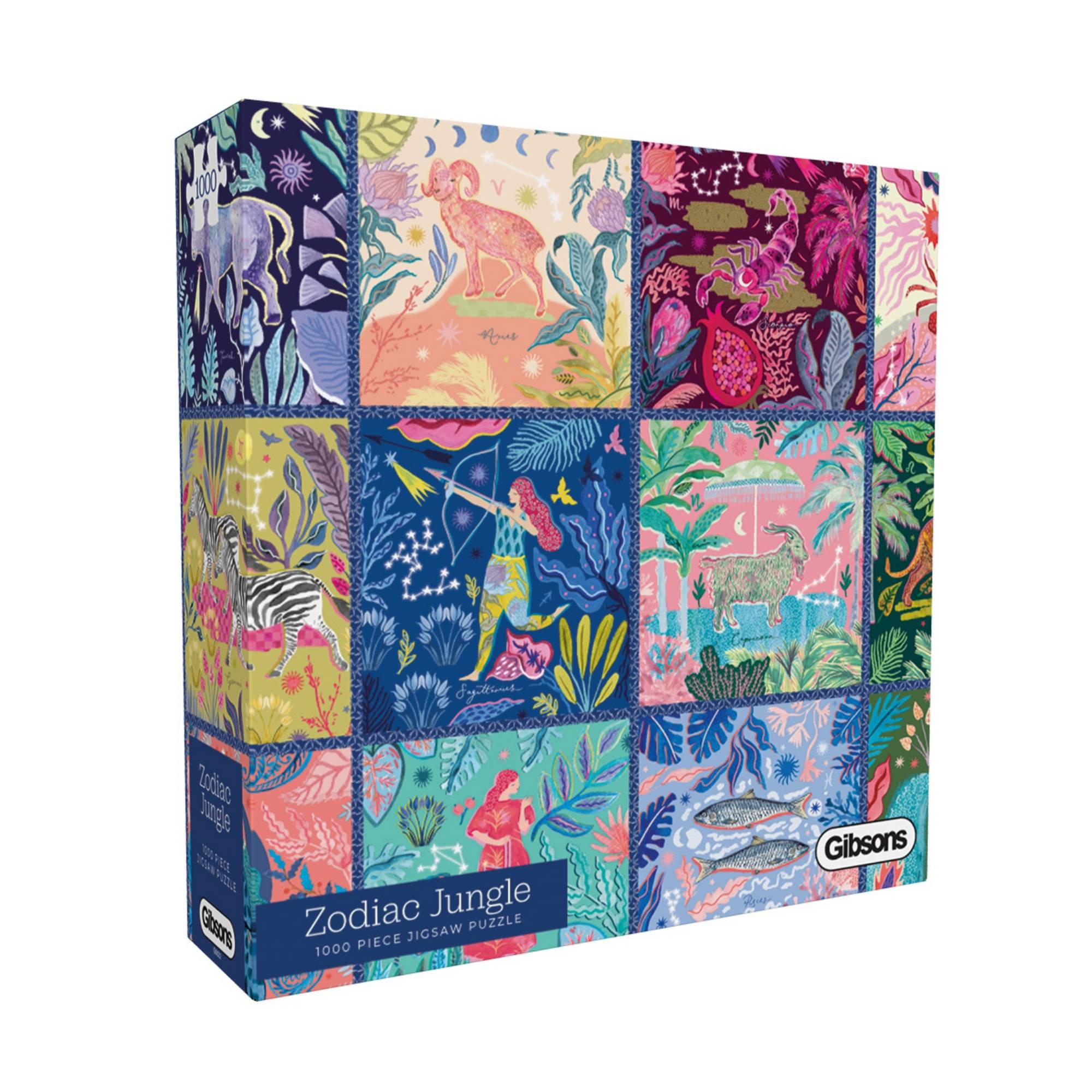 Gibsons Zodiac Jungle Jigsaw Puzzle 1000 Pieces