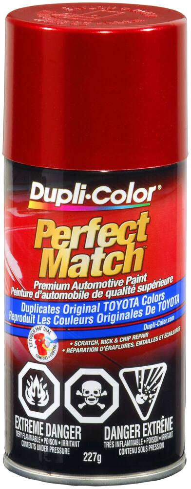Dupli-Color Perfect Match Premium Acrylic Lacquer Automotive Aerosol Spray Paint, Red Pearl (3P1), 227-g