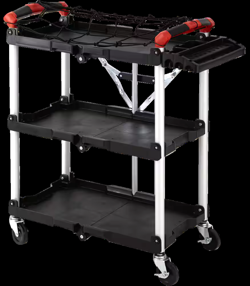 Olympia Folding Service Cart 150-lb