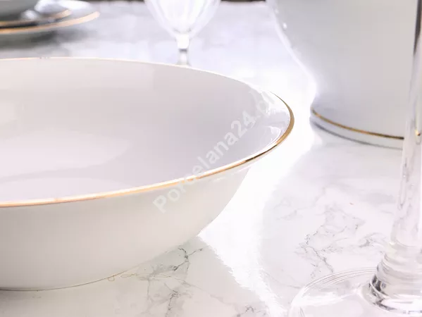 Serwis obiadowy na 6 osób (24 el.) Bogucice - Lolita Gold 1162