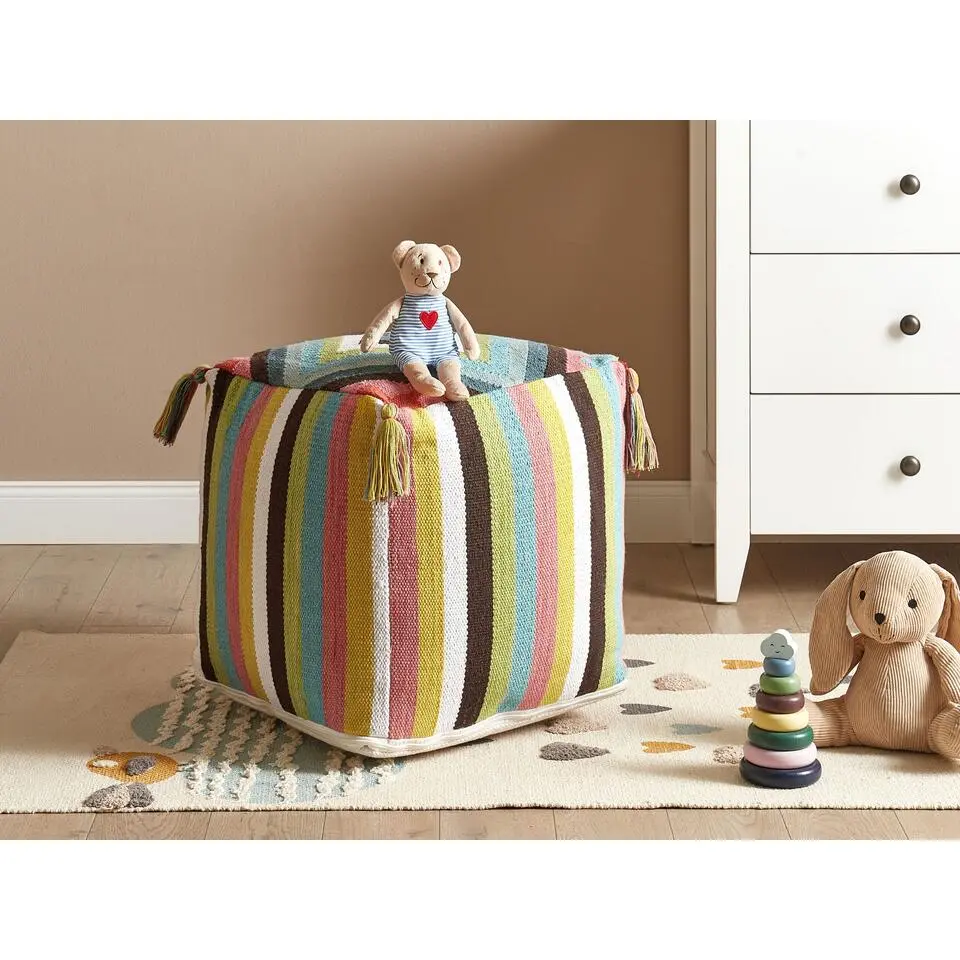 MONEASA - Poef - Meerkleurig - Katoen