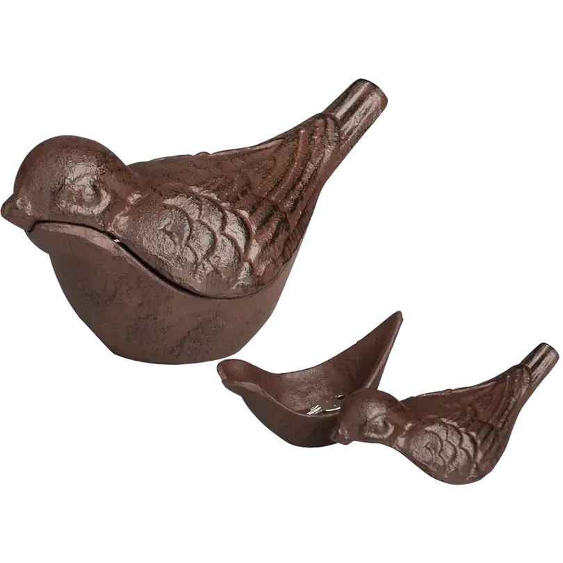 Figur 2-teilig Schlüsselversteck Vogel