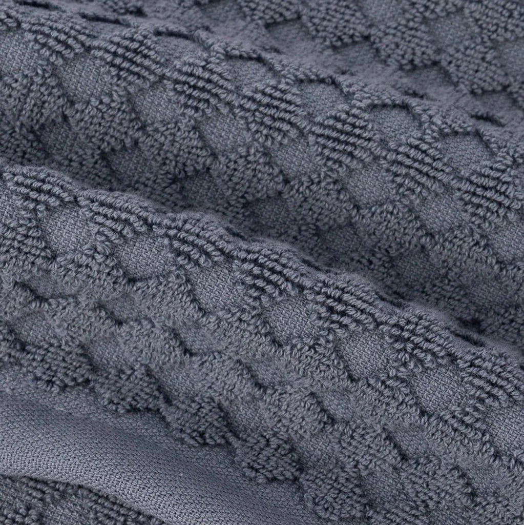 Toalha de Banho Algodão Favos Azul ESNA