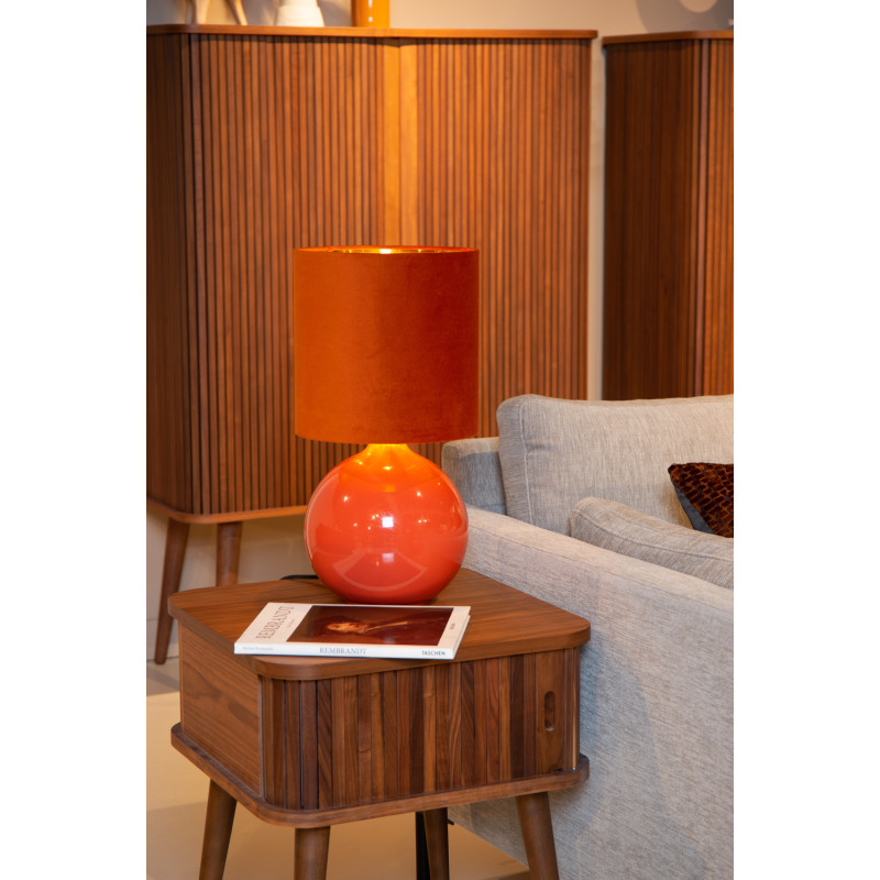Lampe de table Esterad orange E14 40 W LUCIDE