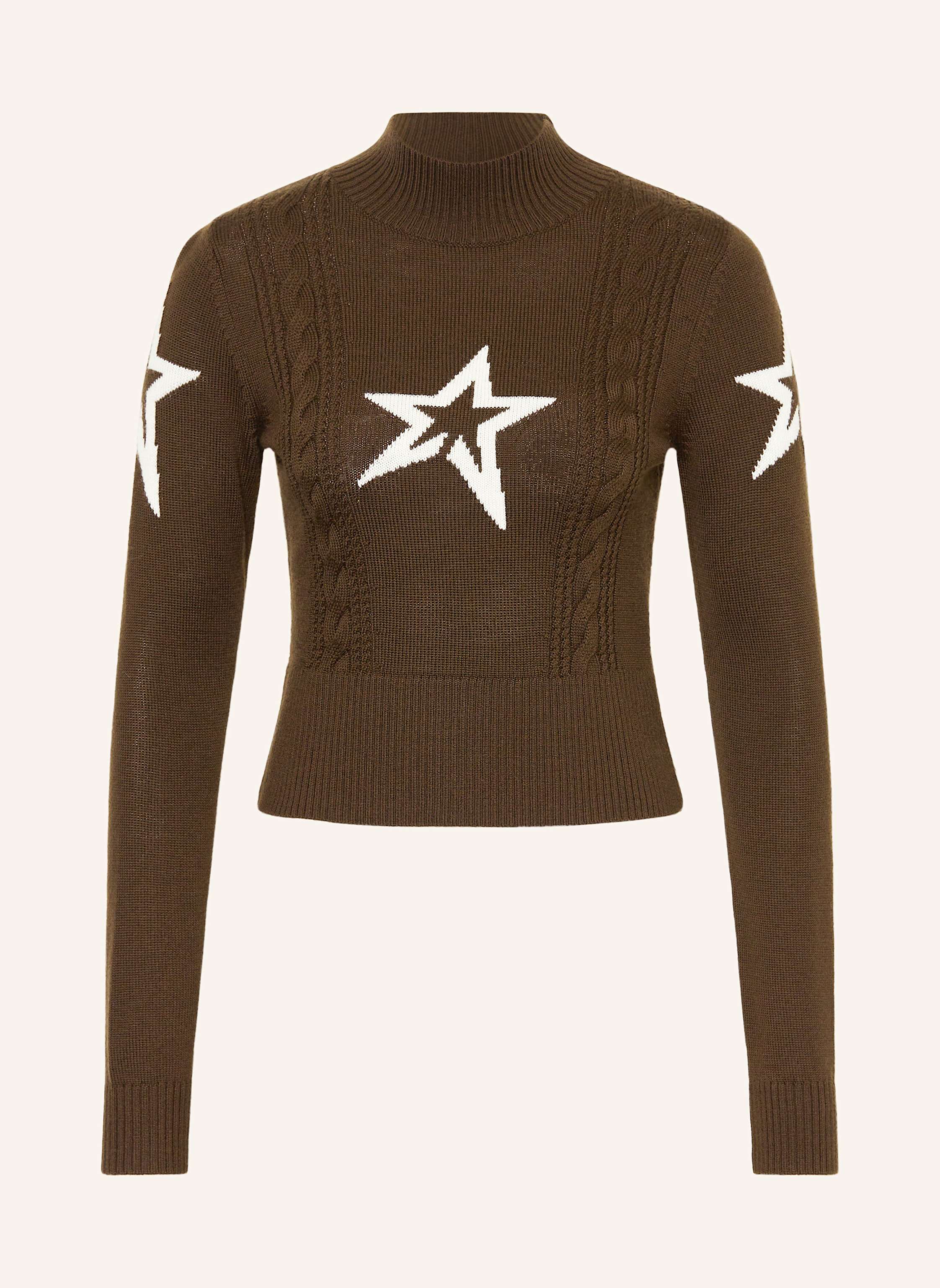 PERFECT MOMENT Pullover CABLE aus Merinowolle