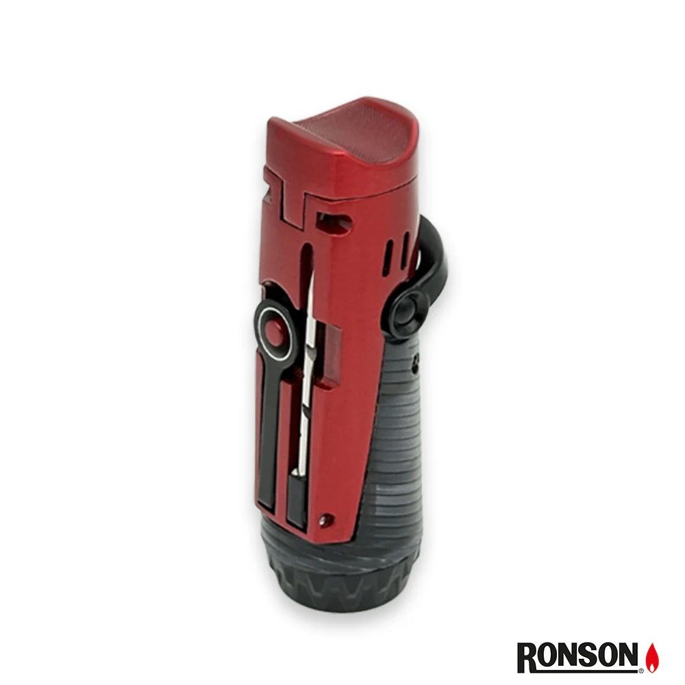 Ronson Bora Cigar Lighter Jet Gas Lighter RED/BLACK (117001)