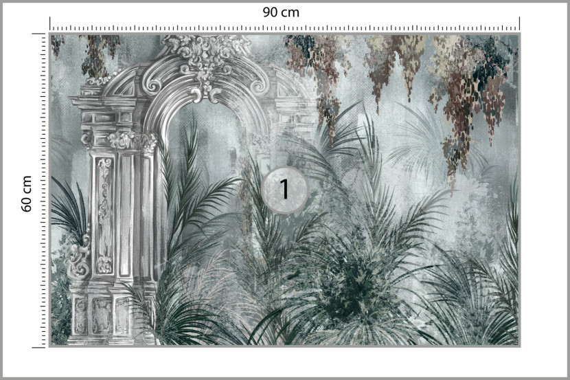 Fototapeta Kolumny Pośród Tropików 90x60cm