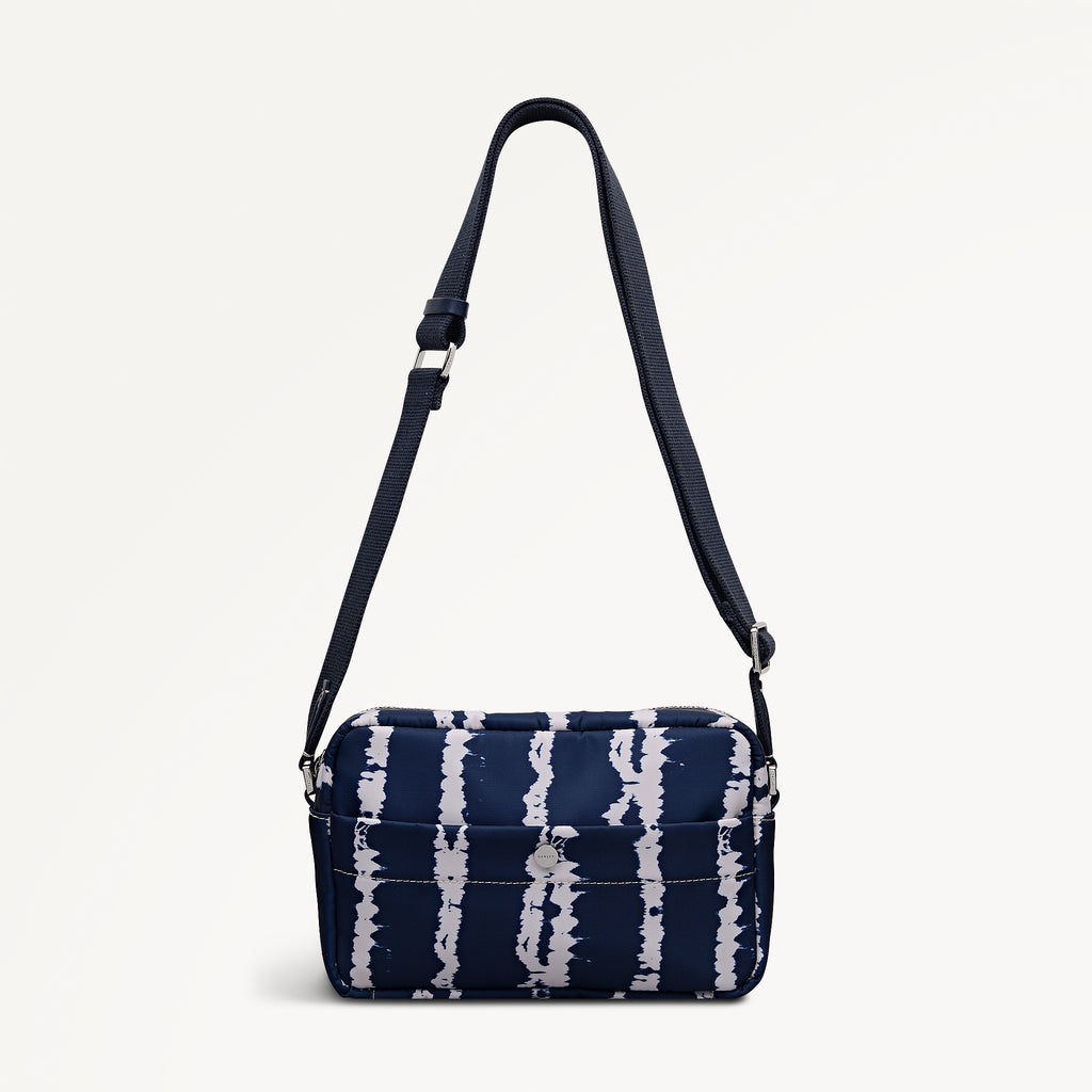 Halley Row - Tie Dye Stripe - Small Ziptop Cross Body