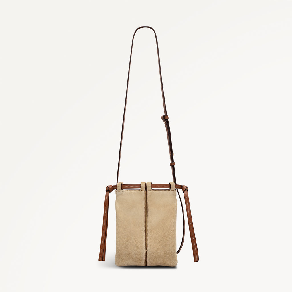 The Connaught - Suede - Small Open Top Cross Body
