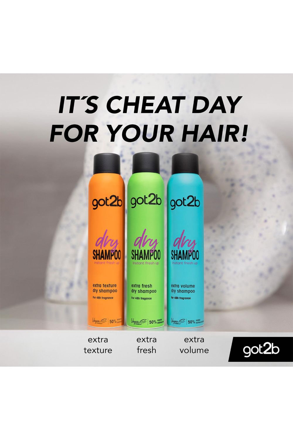 got2b Fresh It Up Texture Dry 'Shampoo' 6x200ml