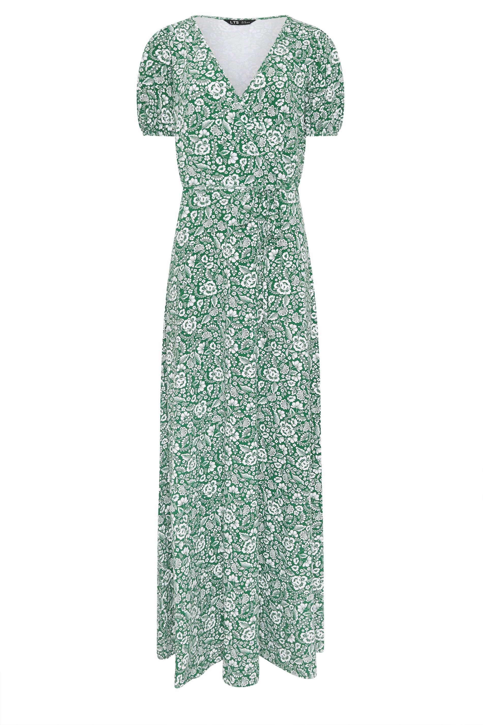 Long Tall Sally Tall Floral Wrap Maxi Dress