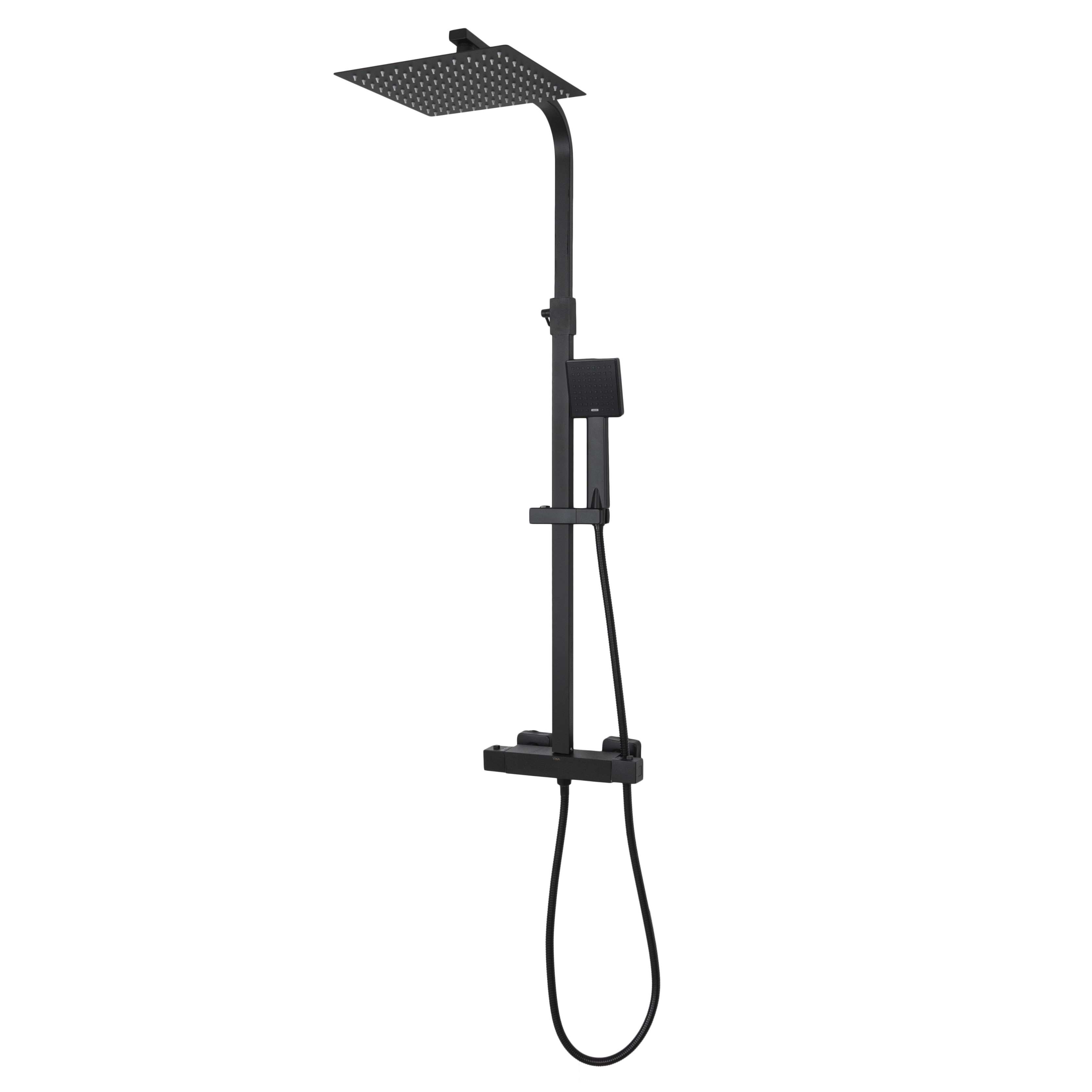 Zestaw prysznicowy GOBA-THERM-25 Yoka Home natynkowy z deszczownicą 25 cm -