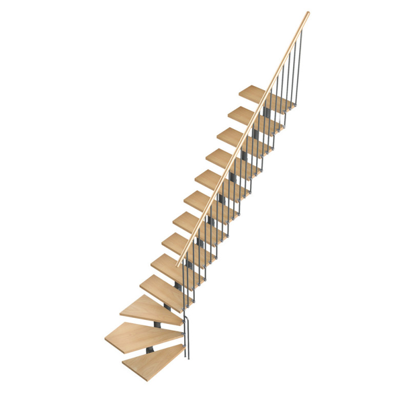 Escalier Eureka 1/4 tournant droit SOGEM