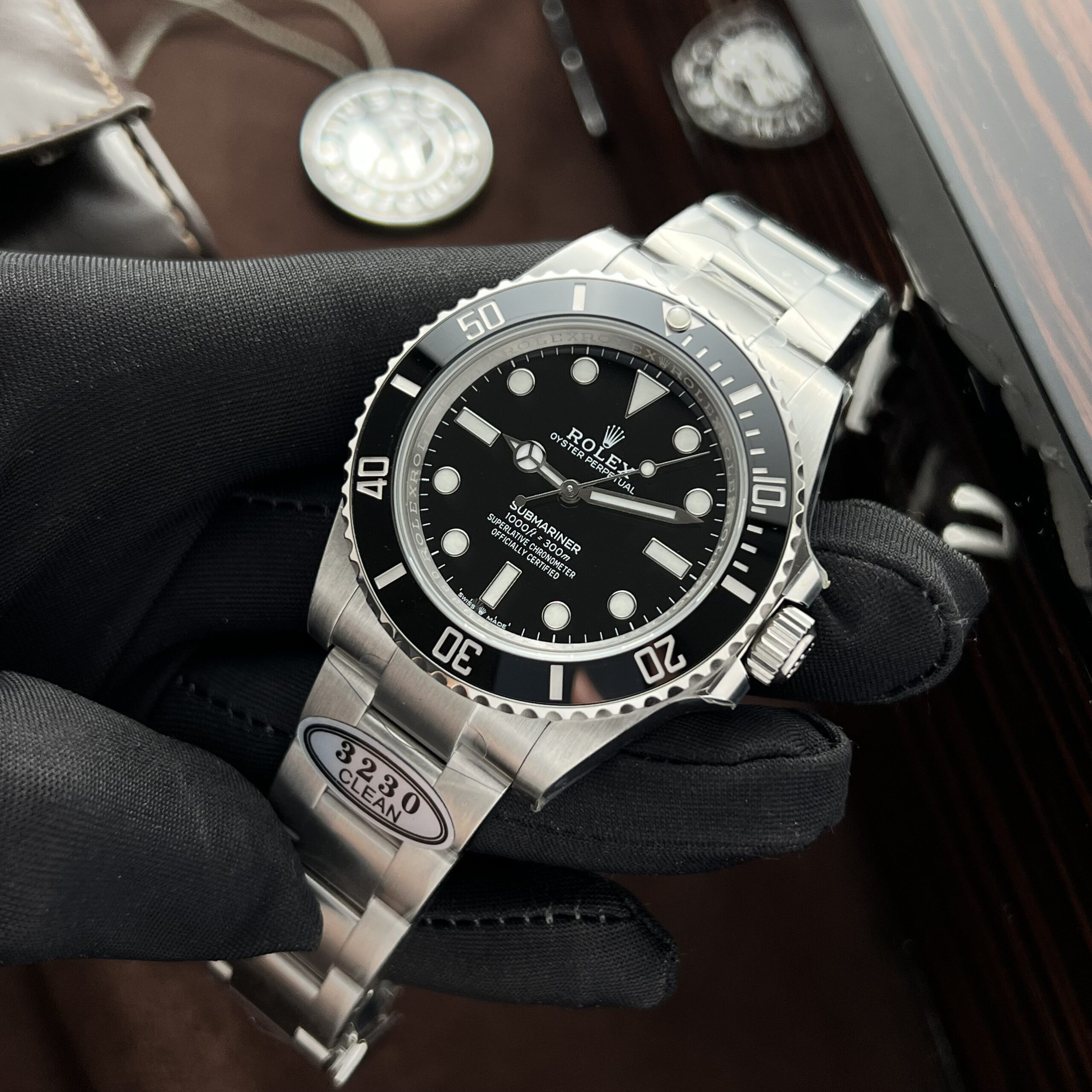 Rolex Submariner 124060LN 904L Steel Black Dial 41mm Oyster Super Clone