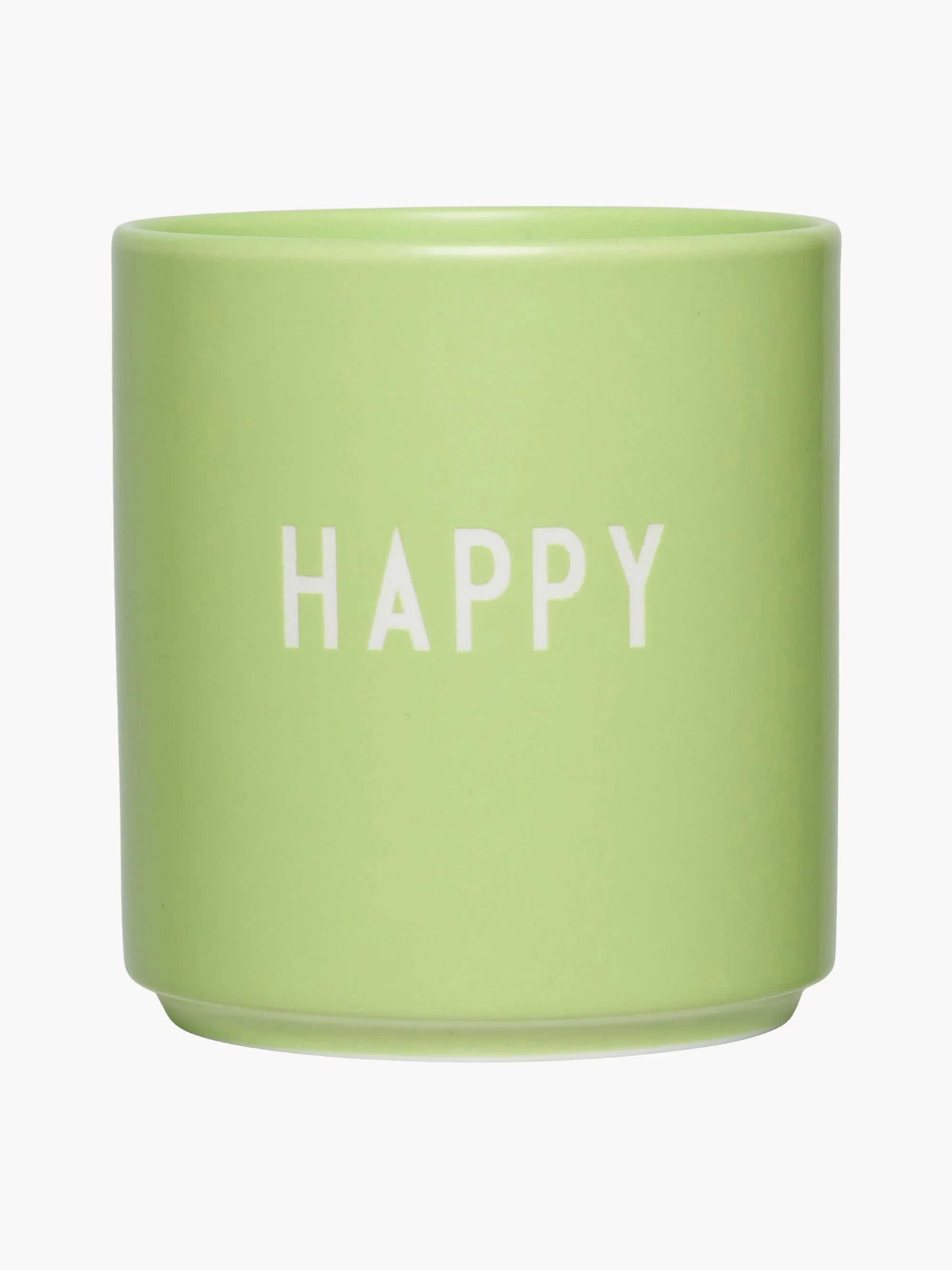 Design-Kaffeebecher Happy