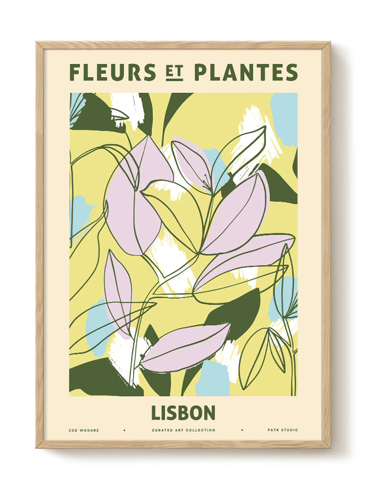 Zoe - Fleurs et Plantes - Lisbon - PSTR studio Kunst Poster