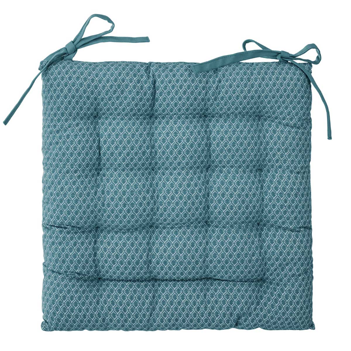 Coxim OTTO azul petróleo 38x38cm