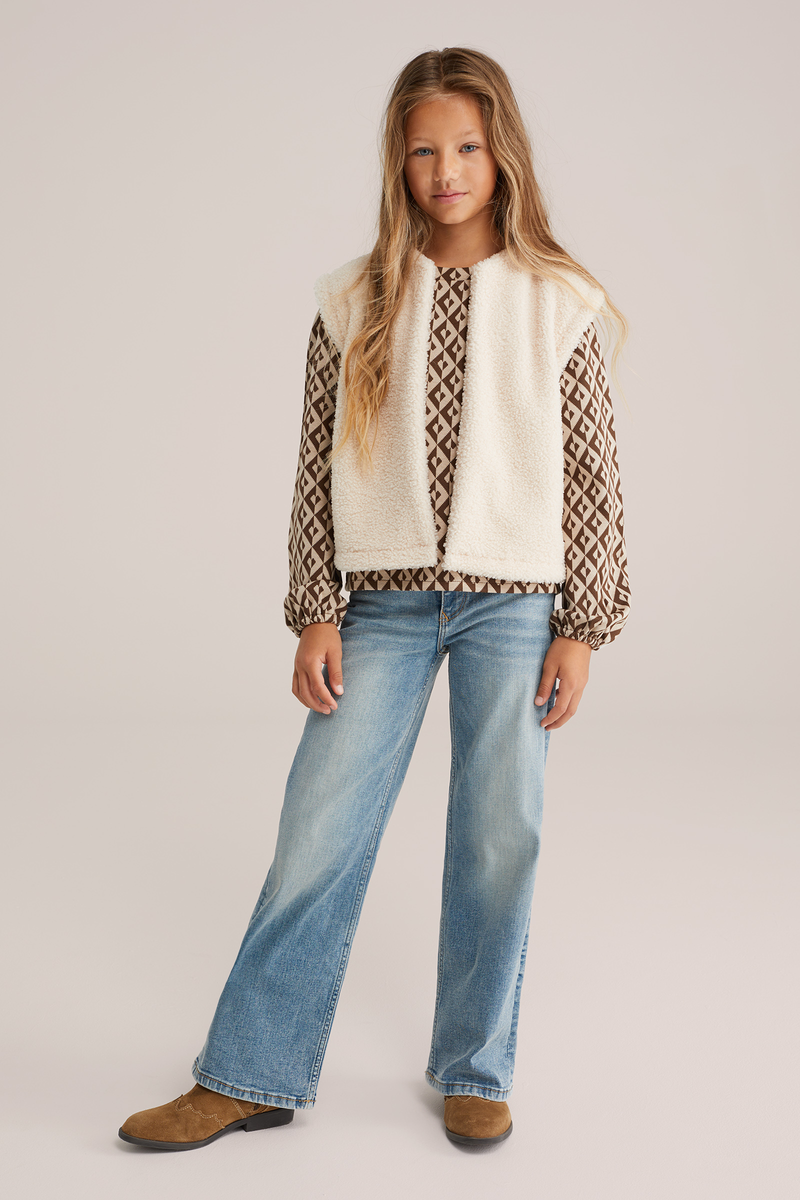 Meisjes sweater met print