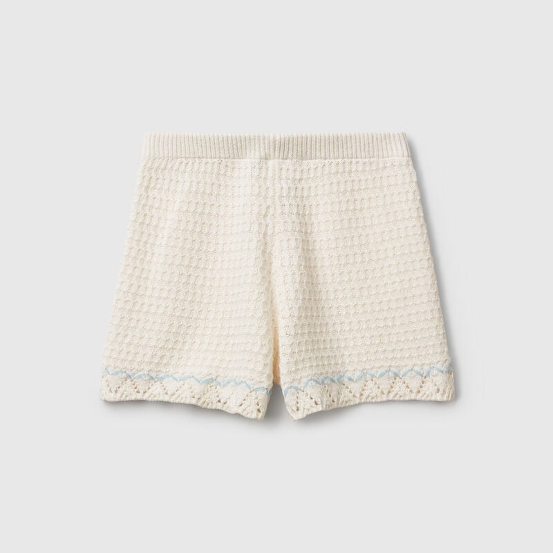 Crochet look shorts