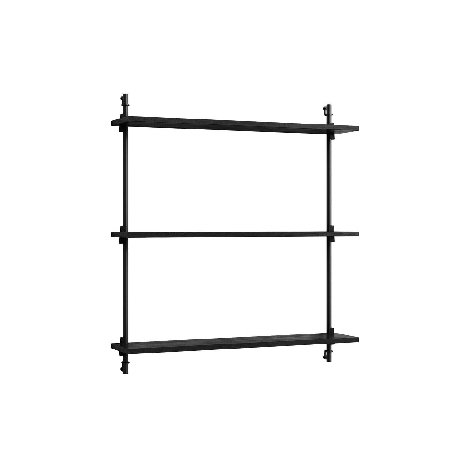 Wall Shelving Standard, black/black